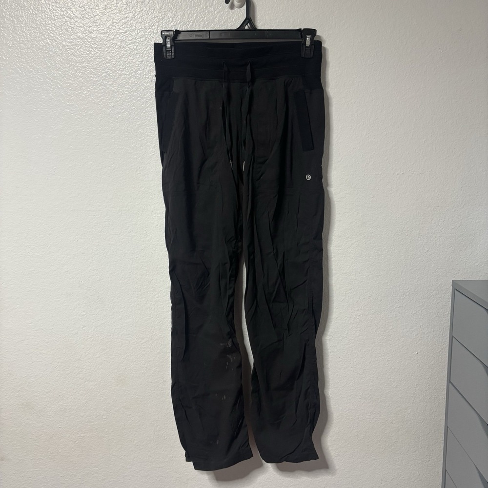 Lululemon Dance Studio Mid-Rise Pant Full Length Classic Fit Black 8 READ